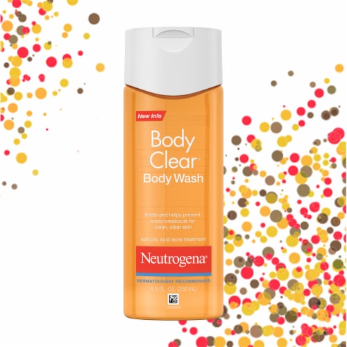 Neutrogena® Body Clear Acne Treatment Body Wash Perspective: left