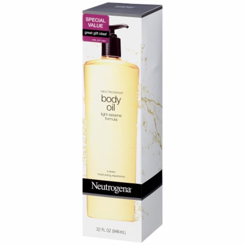 Neutrogena® Light Sesame Formula Moisturizing Body Oil Perspective: left