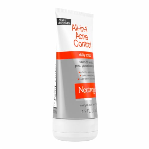 Neutrogena® All-In-1 Acne Control Daily Scrub Perspective: left
