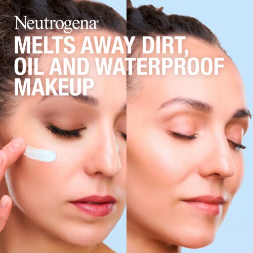Neutrogena Makeup Melting Cleansing Balm, Face Cleansing Balm to Gently Melt Away Dirt, Oil & Makeup Perspective: left