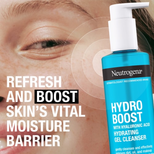 Neutrogena Hydro Boost Hydrating Facial Cleanser, Gel Face Wash Perspective: left