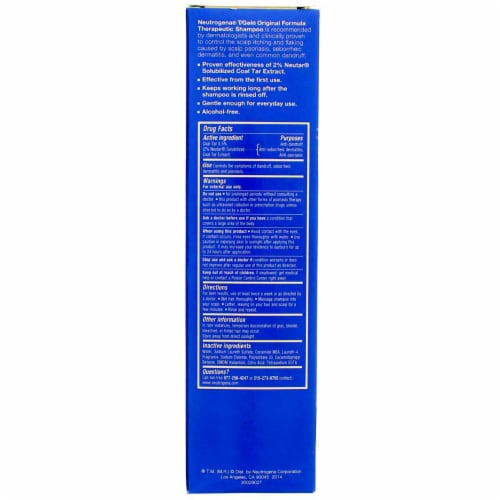 Neutrogena® T/Gel Original Formula Therapeutic Shampoo Perspective: left