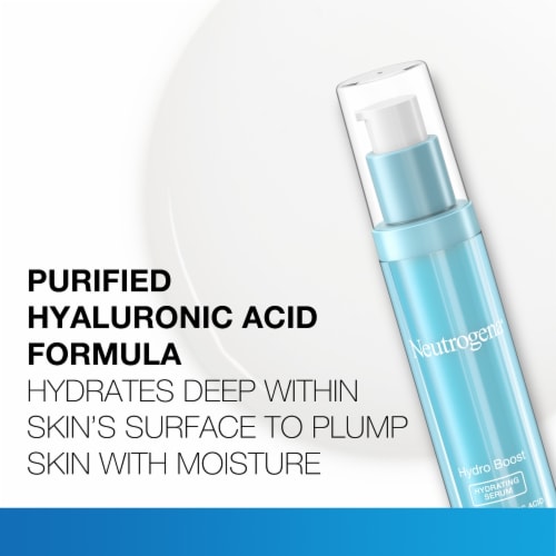 Neutrogena® Hydro Boost Hydrating Hyaluronic Acid Serum Perspective: left