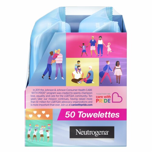 Neutrogena Makeup Remover Care Face Wipes Perspective: left