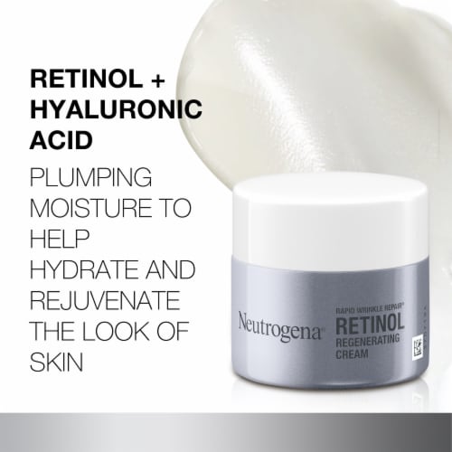Neutrogena Rapid Wrinkle Repair Retinol Face Moisturizer Daily Anti-Aging Face Cream with Retinol Perspective: left