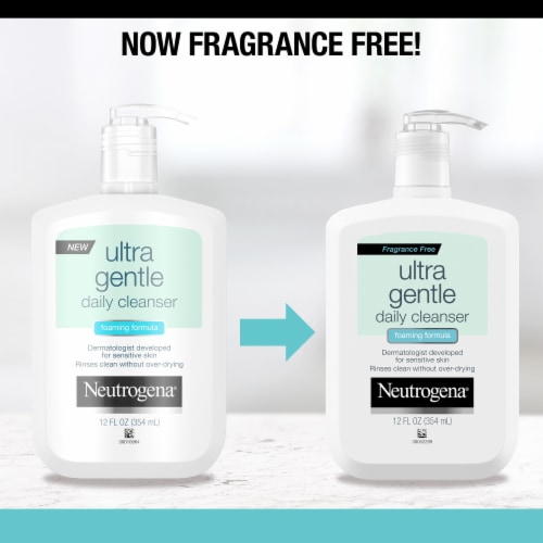 Neutrogena Fragrance Free Ultra Gentle Foaming Face Wash Perspective: left