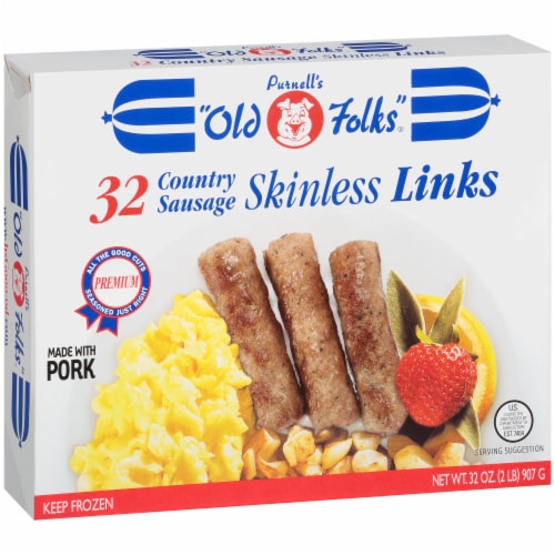Purnell's Old Folks® Country Sausage Skinless Links Perspective: left