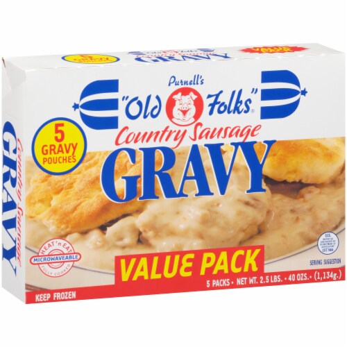 Purnell's Sausage Gravy Value Pack Perspective: left