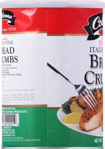 Colonna Flavored Italian Style Bread Crumbs Perspective: left