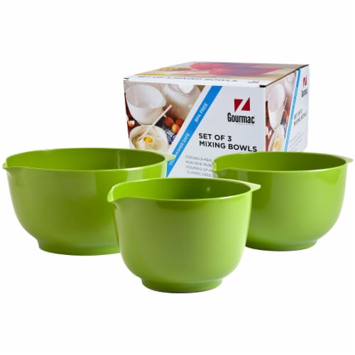 Melamine Green Mixing Bowl Set