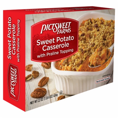 Pictsweet Farms® Sweet Potato Casserole With Praline Topping Perspective: left