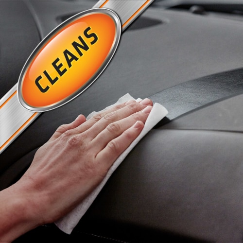 Armor All® Orange Air Freshening Car Cleaning Wipes Perspective: left