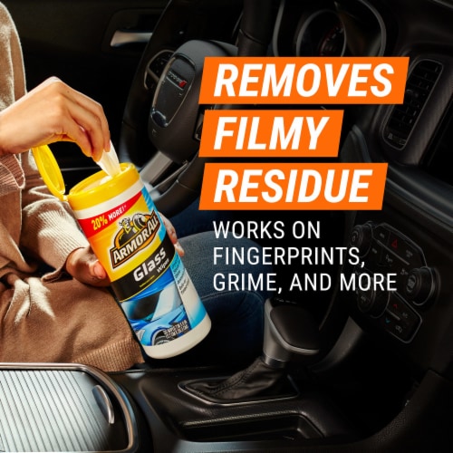 Armor All® Glass Cleaner Wipes Perspective: left