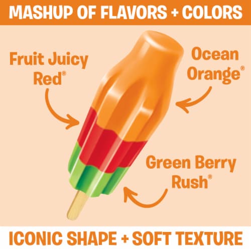 Bomb Pop Hawaiian Punch Pops Perspective: left