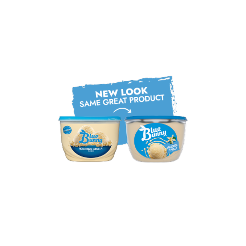 Blue Bunny™ Premium Homemade Vanilla Frozen Dessert Perspective: left