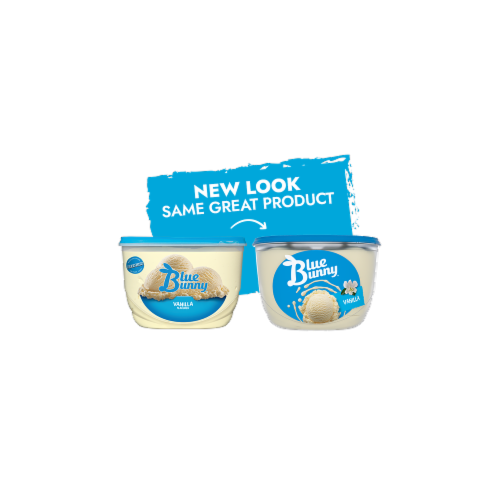 Blue Bunny Premium Vanilla Frozen Dessert Perspective: left