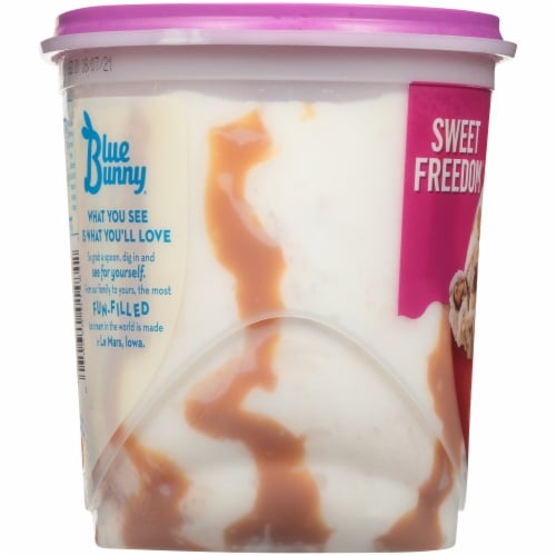 Blue Bunny® Sweet Freedom Bunny Tracks Reduced Fat Ice Cream, 46 fl oz
