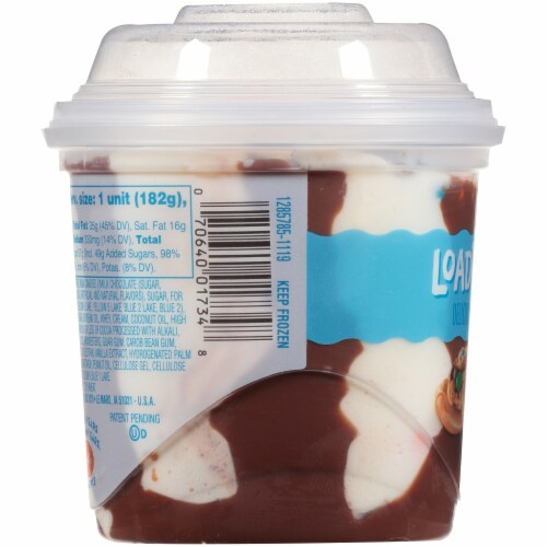 Blue Bunny® Load'd Sundaes® Monster Cookie Frozen Dairy Dessert Cups Perspective: left