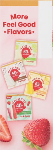 Halo Top® Strawberry Fruit Bars Perspective: left