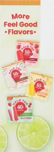 Halo Top® Lime Fruit Pops Perspective: left
