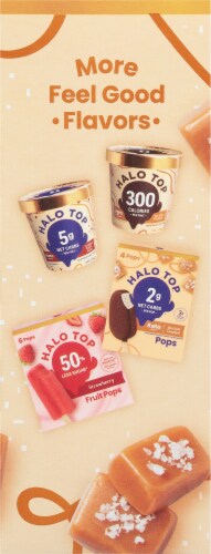Halo Top® Sea Salt Caramel Bars Perspective: left