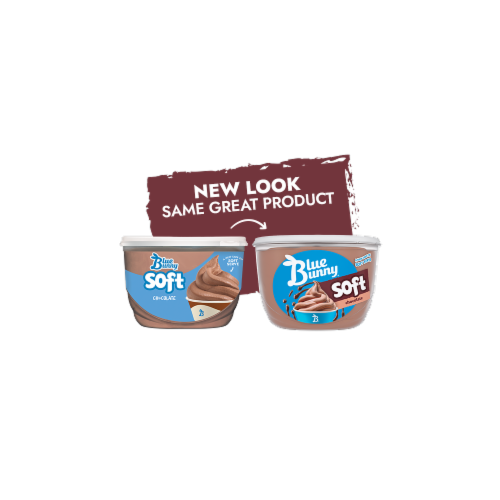 Blue Bunny® Soft Frozen Dessert - Chocolate Perspective: left