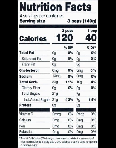Bomb Pop Extremes Super Sour Blue Raspberry Ice Pops Perspective: left