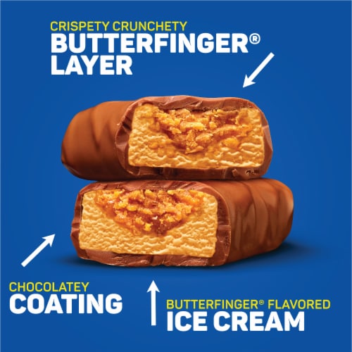 Butterfinger Ice Cream Bars Perspective: left