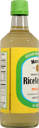 Marukan Genuine Brewed Rice Vinegar Perspective: left