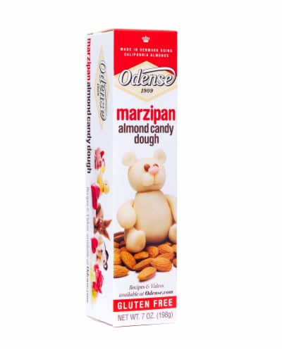 Odense Marzipan Almond Candy Dough Rolls Perspective: left