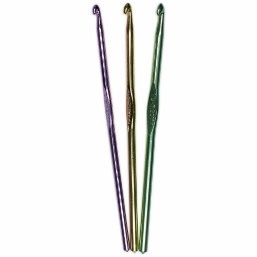 Boye Aluminum Crochet Hook Set Perspective: left