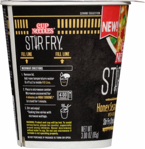 Nissin Cup Noodles® Honey Sesame Chicken Flavor Stir Fry Perspective: left