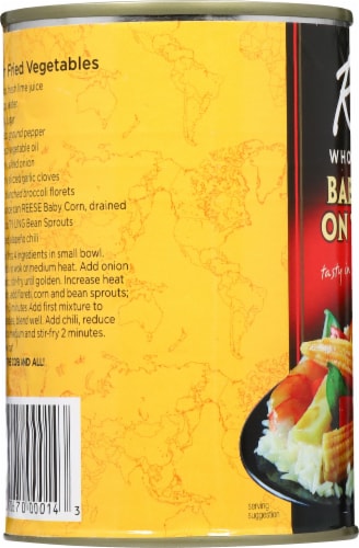 Reese® Whole Spears Baby Corn On The Cob Perspective: left