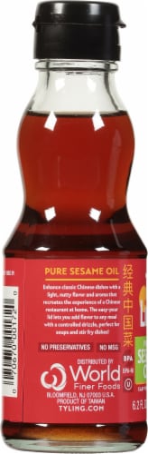 Ty Ling Pure Sesame Oil Perspective: left