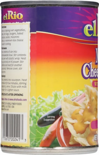 El Rio Hot Nacho Cheese Sauce With Jalapeno Perspective: left