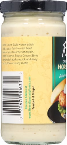 Reese Cream Style Horseradish Perspective: left