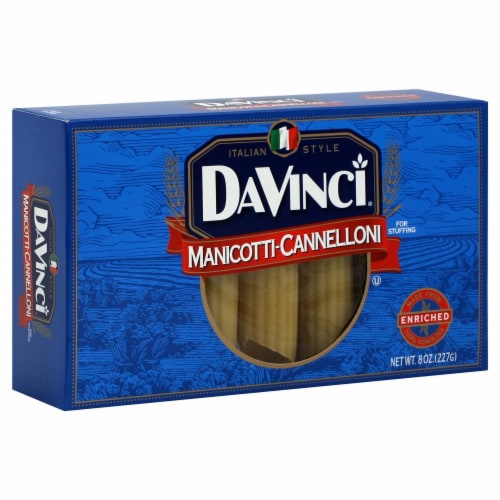 DaVinci Manicotti Cannelloni Pasta Perspective: left