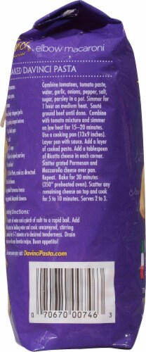 DaVinci® Elbow Macaroni Pasta Perspective: left