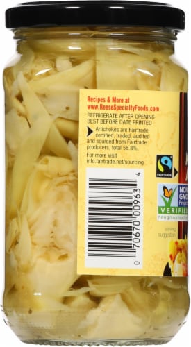 Reese® Quartered Marinated Artichoke Hearts Perspective: left