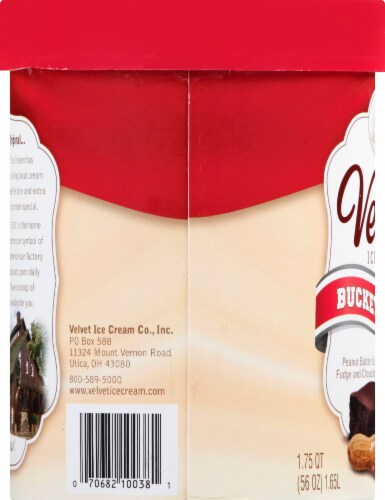 Velvet Buckeye Classic Ice Cream Perspective: left