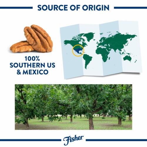 Fisher California Grown Unsalted Walnut Halves & Pieces Perspective: left