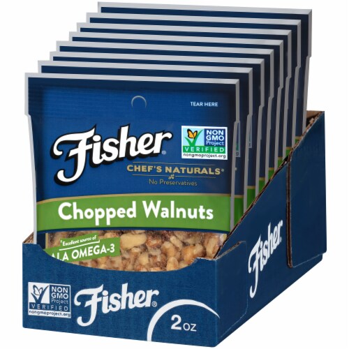 Fisher® Chopped Walnuts Perspective: left