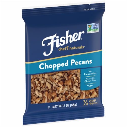 Fisher Chef's Naturals Chopped Pecans Perspective: left