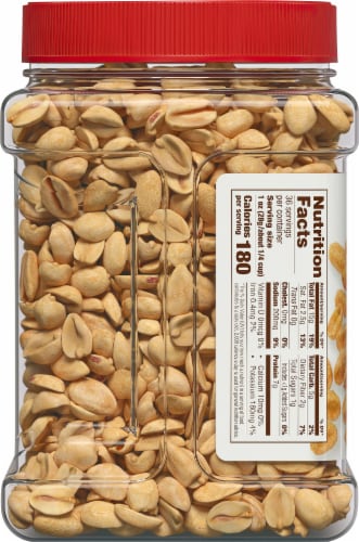 Fisher® Dry Roasted Peanuts Perspective: left