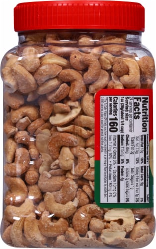 Fisher® Oven Roasted Never Fried™ Whole Cashews Perspective: left