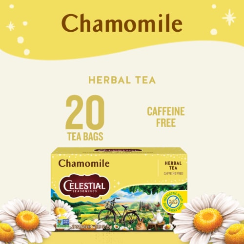 Celestial Seasonings® Chamomile Herbal Tea Bags Perspective: left