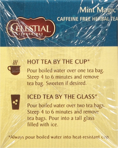 Celestial Seasonings® Mint Magic® Herbal Tea Bags Perspective: left