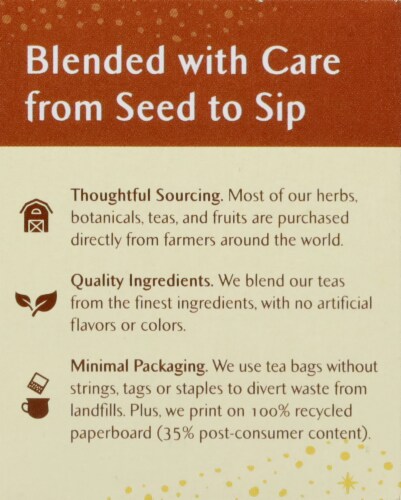 Celestial Seasonings® Caramel Apple Dream® Herbal Tea Bags Perspective: left