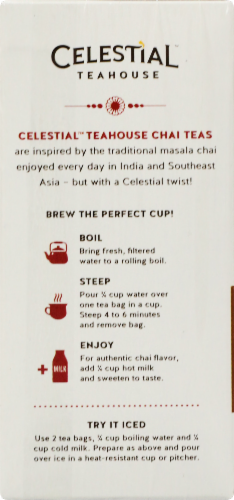 Celestial Teahouse Coconut Thai Chi Tea Perspective: left