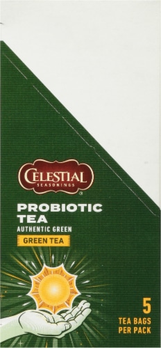 Celestial Seasonings® Authentic Green Probiotic Tea Perspective: left